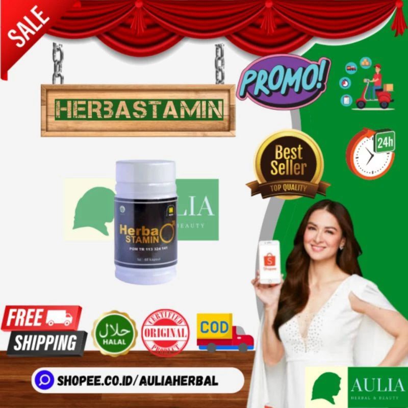 HERBASTAMIN PENAMBAH STAMINA & VITALITAS PRIA DEWASA