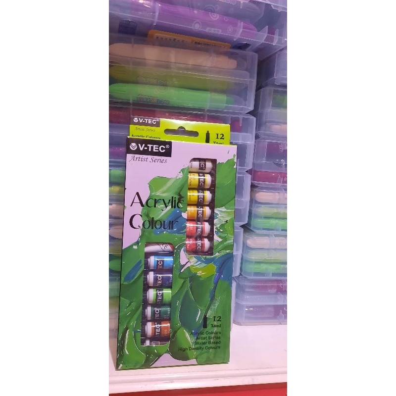 

Cat Acrylic Vtec 12 warna