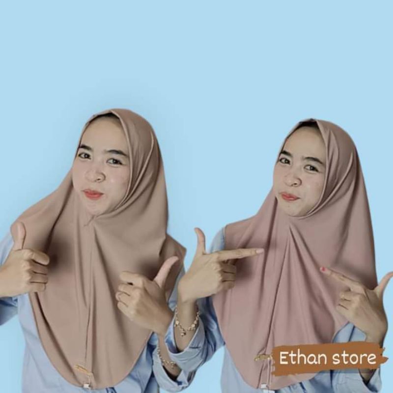 Hijab Sport Tanpa Pet