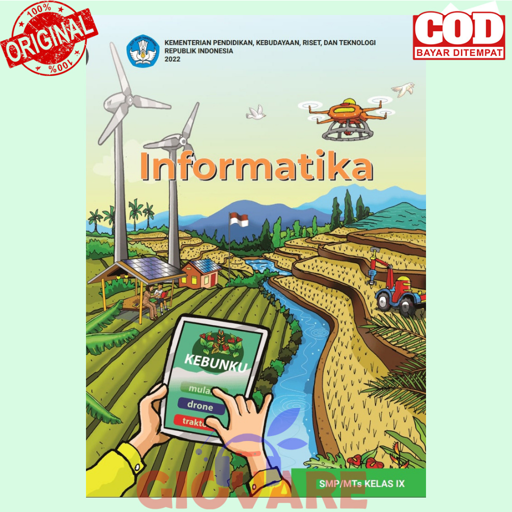 BUKU INFORMATIKA KELAS 9 KURIKULUM MERDEKA ORIGINAL | INFORMATIKA SMP/MTS KELAS 9 KUMER KEMENDIKBUD