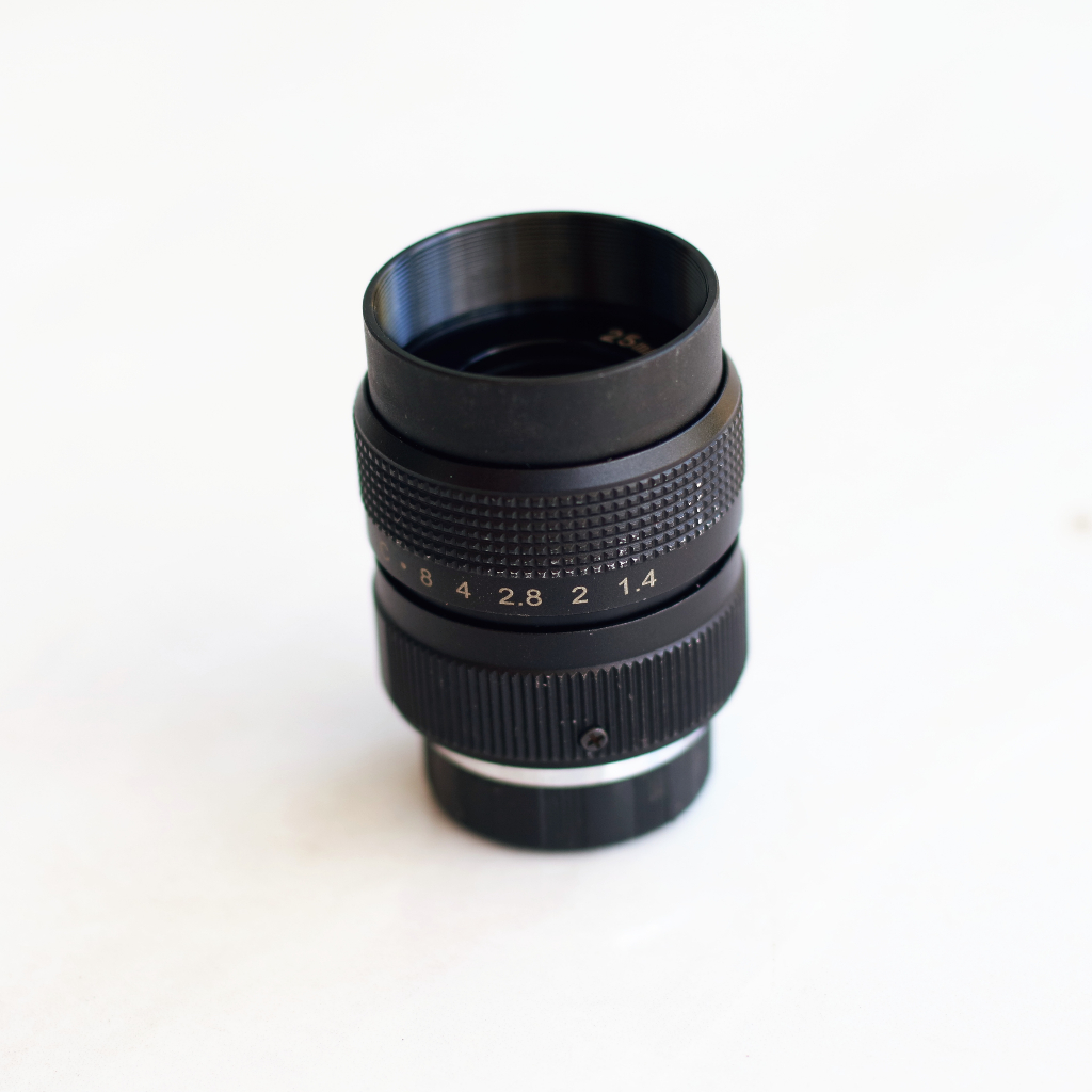 LENSA FUJIAN 25MM F1.4 CCTV LENS FOR NIKON J5