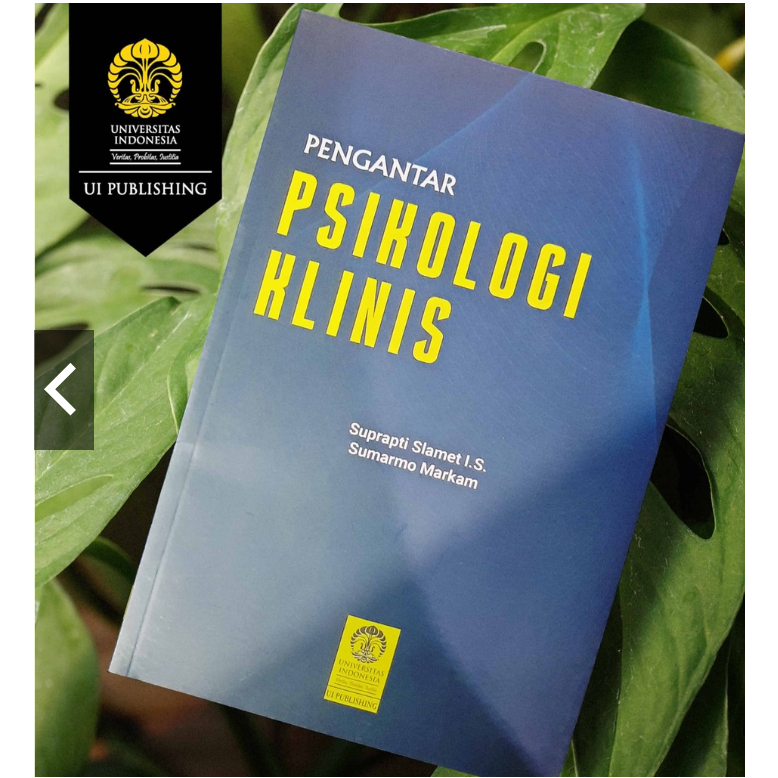 Buku ORI - Buku Pengantar Psikologi Klinis Suprapti UI Publishing