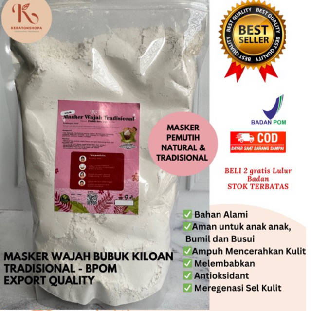 MASKER PEMUTIH KILOAN / BIBIT PEMUTIH WAJAH ALAMI