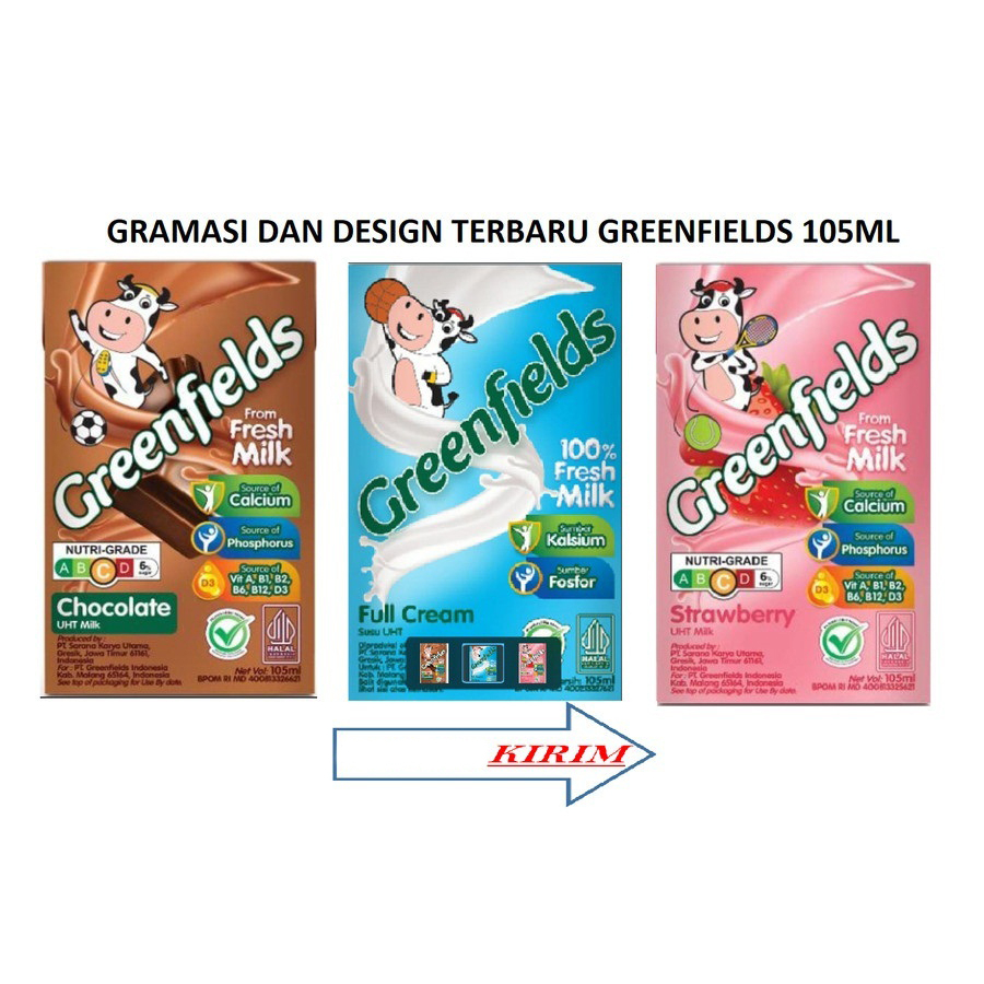 

Greenfields 105mL 105 mL mini kids susu UHT [SAMEDAY GOJEK GRAB SPX]