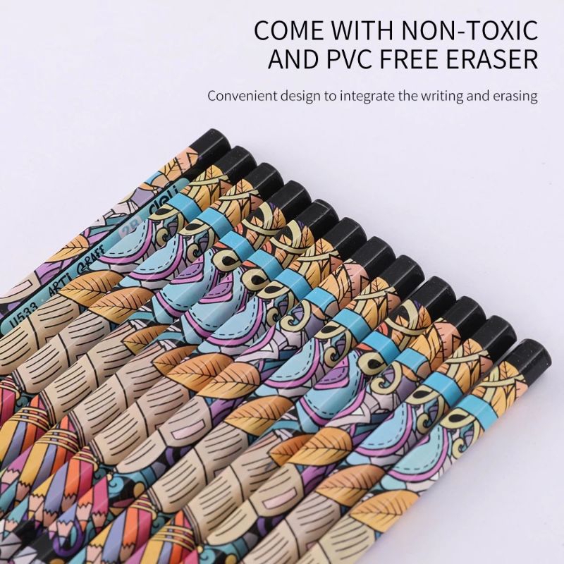 

(4pcs) Deli Pensil Graphite 2B. Kayu Polar kualitas tinggi tidak beracun sertifikat CE