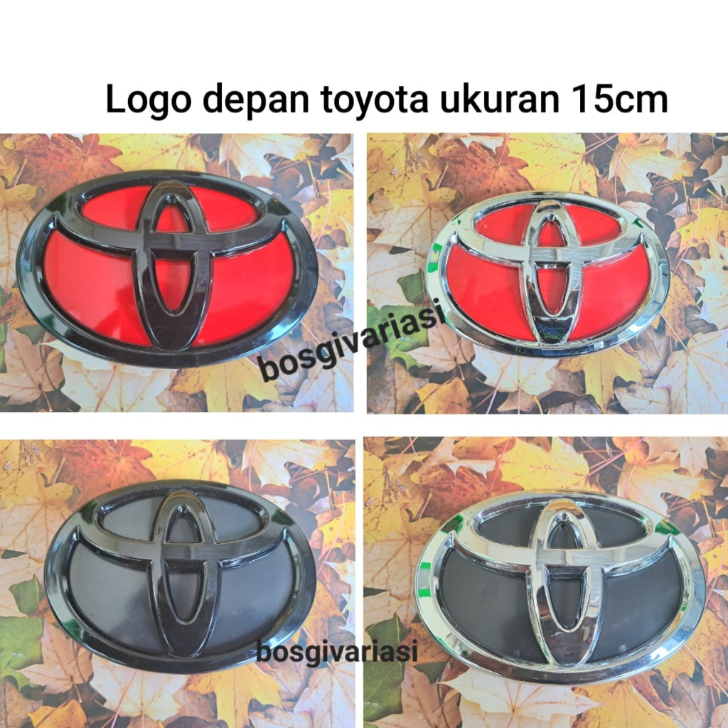 Emblem Logo Toyota Calya Grand new avanza all new Toyota rush ukuran 15cm / Logo Toyota avanza veloz