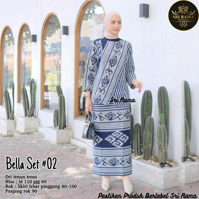 Bella Set Baju Kondangan Batik Ori Solo