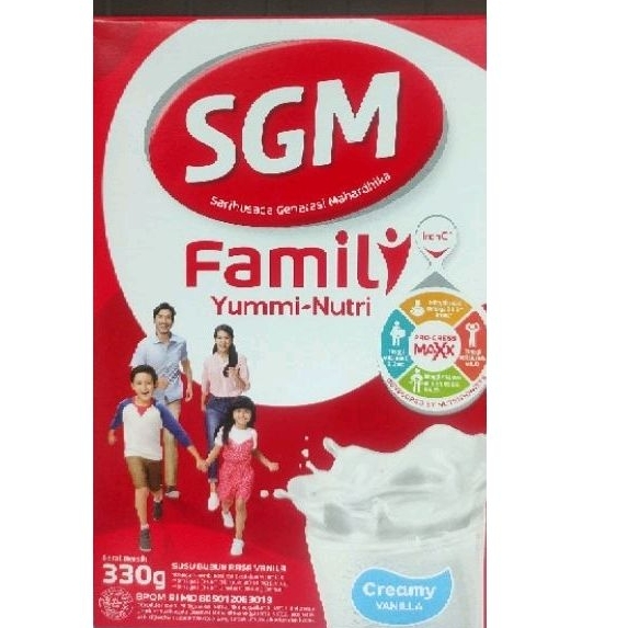 

SGM FAMILY YUMMY NUTRI 330 GRAM