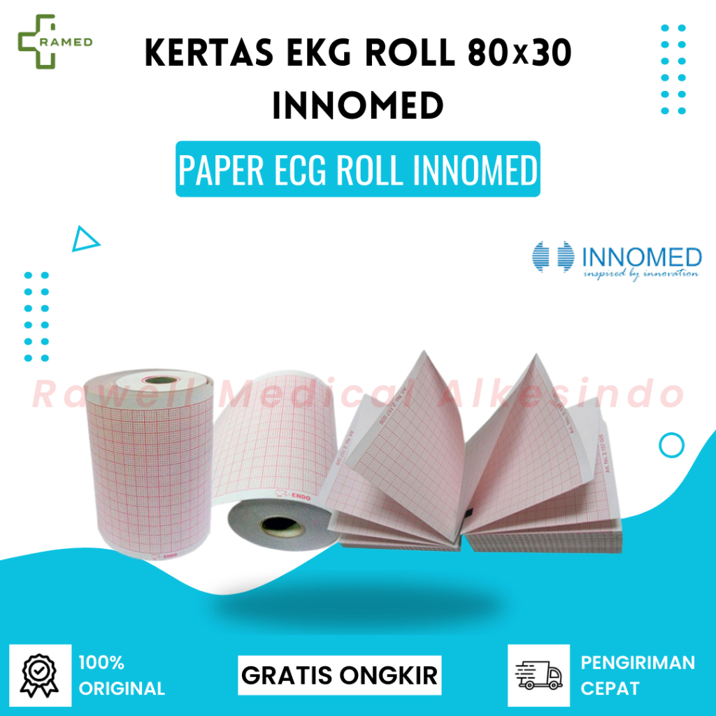 Kertas EKG 80x30 Innomed / ECG Paper Roll 80x30