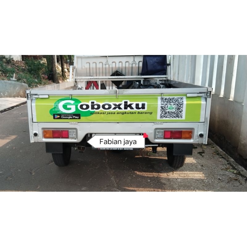 Stiker GOBOXKU uk tutup bak 20x150