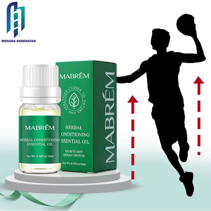Mabrem Herbal Conditioning Essential Oil Relieve Feet Height Growth Peninggi badan