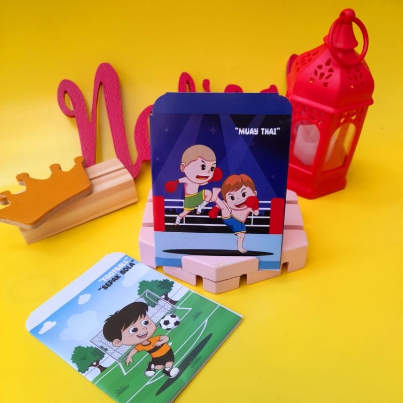 

100 PACK AMPLOP MEDIUM EDUKASI CABANG OLAHRAGA
