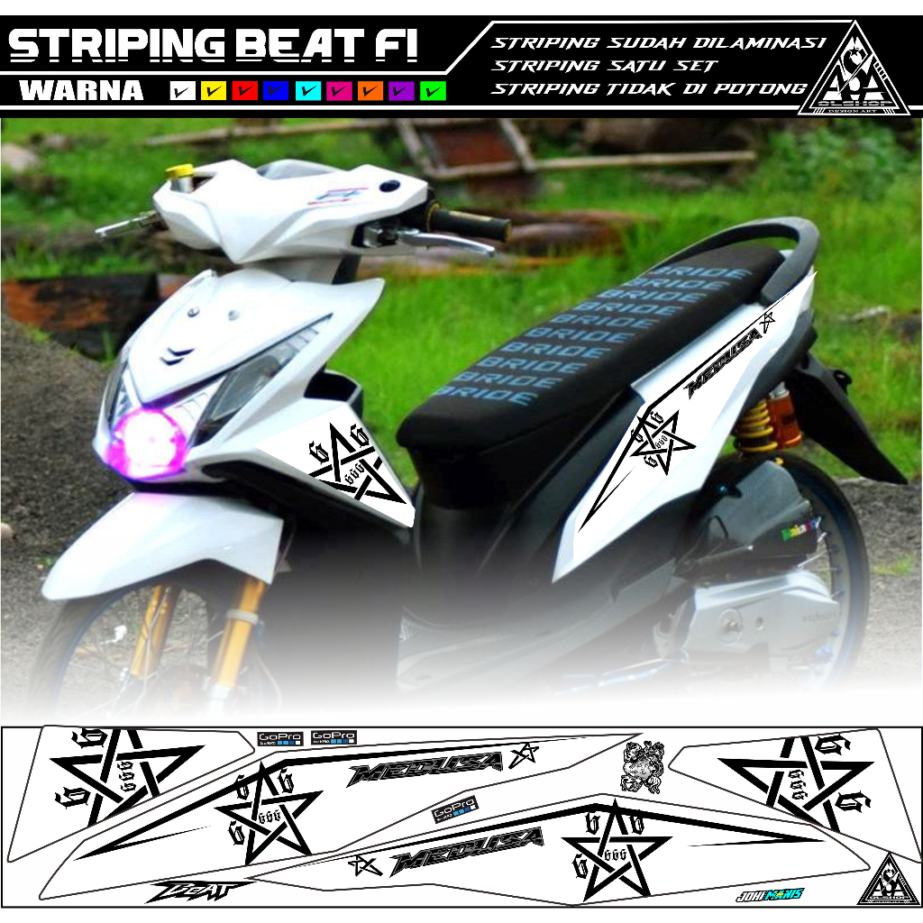 striping variasi beat fi medusa