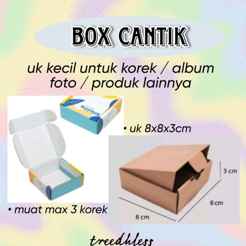 

Box hampers Lucu Untuk korek / album foto / Dll