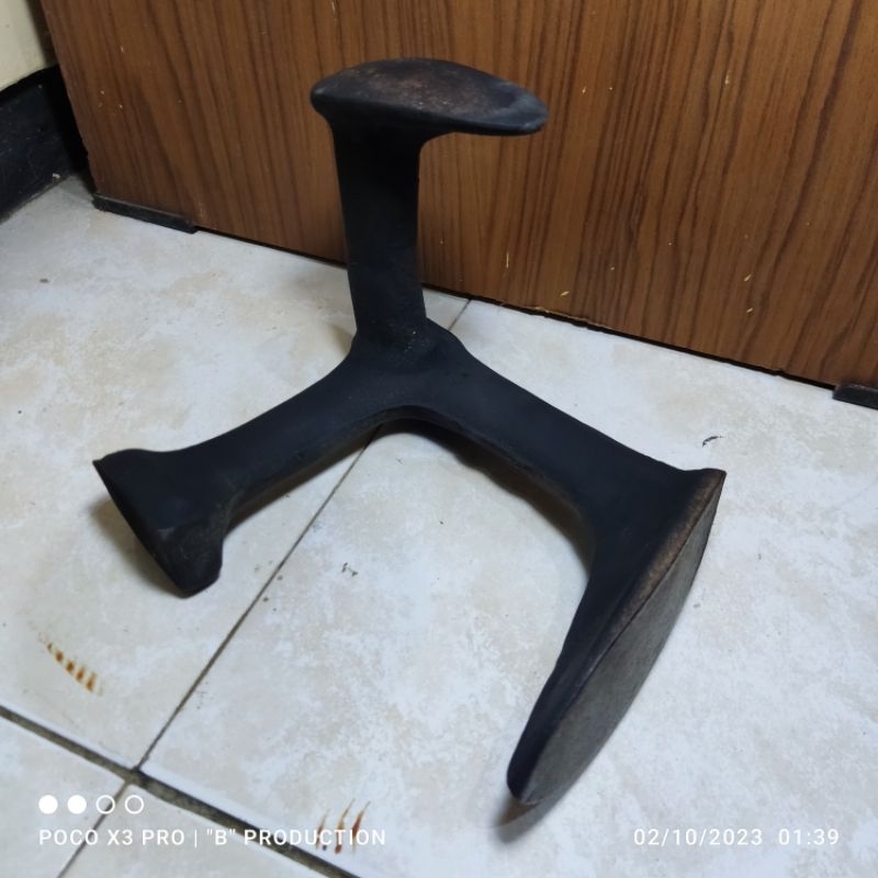 Anvil sepatu landasan sepatu kulit antik