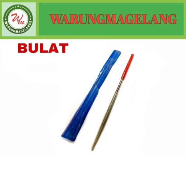 Alat Kikir diamond model bulat panjang 160mm kikir batu kaca tct Limited