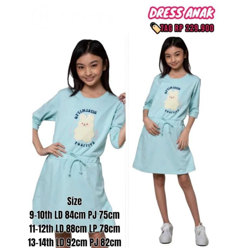 Dress Anak Cewek Nevada Cantik