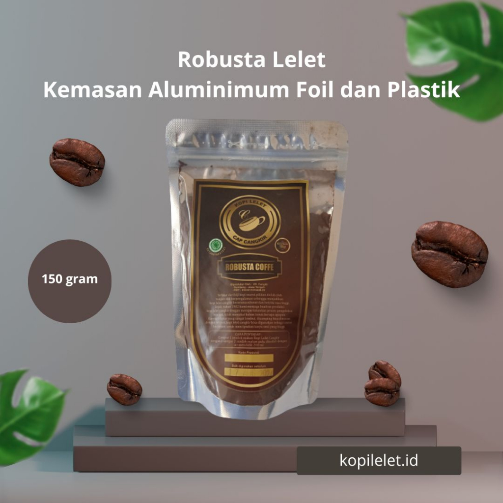 

Kopi Lelet Cangkir Robusta 150gram Original Khas Lasem Rembang Kemasan Aluminium Foil dan Plastik @kopilelet.id