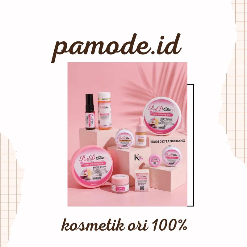 ECER R&D GLOW skincare original BPOM Rnd glow