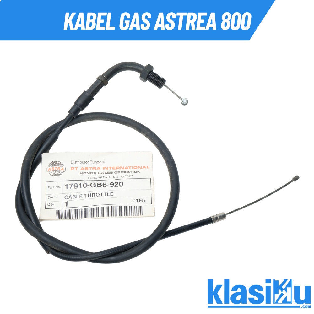 Kabel Gas Honda Astrea 800  Super Cup Asli Original Honda AHM 17910 GB6 920