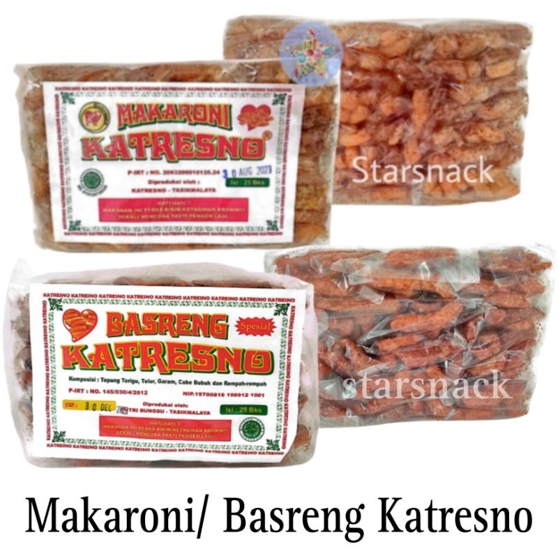 

Makaroni Basreng Katresno isi 25 bj/pak