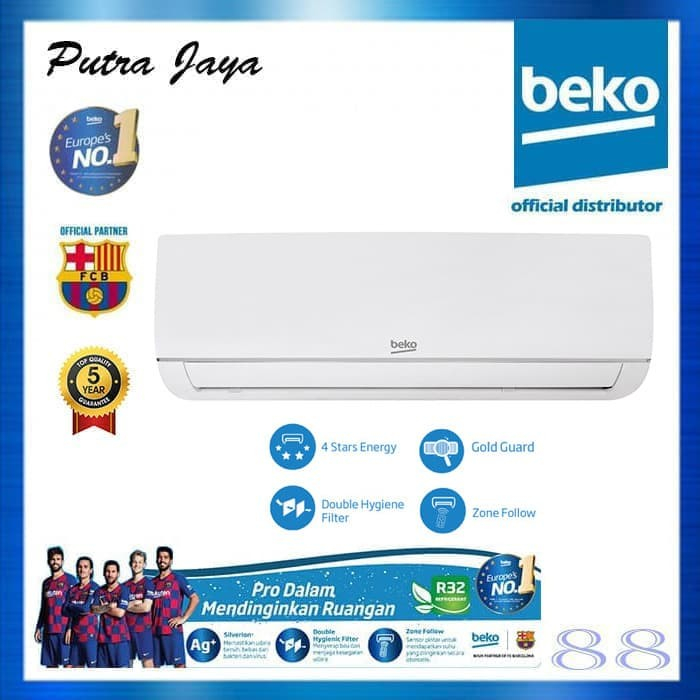 AC BEKO BSFSA 090 BSFSA090 1PK 1 PK R32 STANDARD GARANSI RESMI