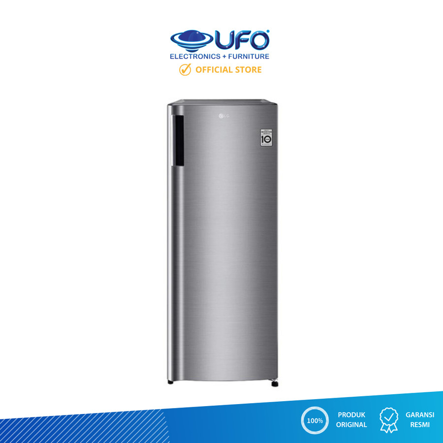 LG STANDING FREEZER SMART INVERTER 165L 6 RAK GNINV304SL