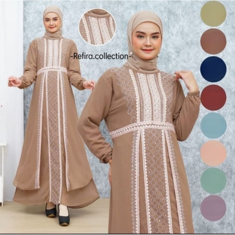 GAMIS ABAYA QANITA DRES//GAMIS TERBARU//GAMIS KONDANGAN.