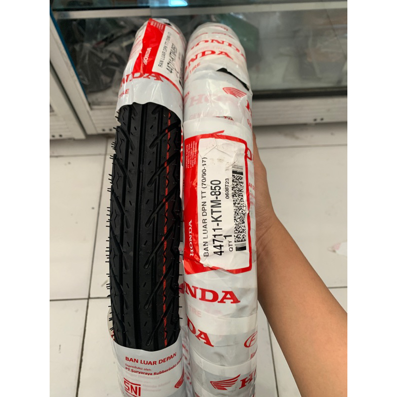Ban Depan Motor Bebek Ban Luar 70/90 Ring 17 Ban Depan Supra x Karisma Jupiter