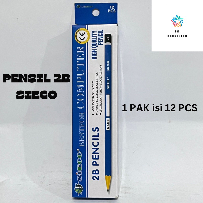 

Pensil 2B SIECO Best for Computer & High Quality SC-1616