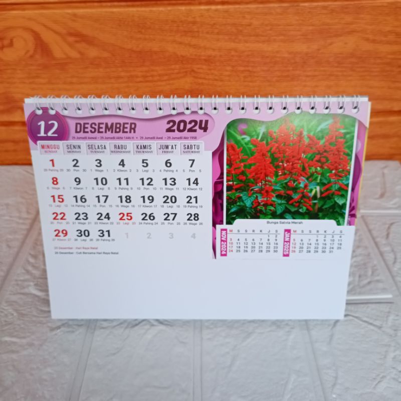 

kalender meja bunga 2024