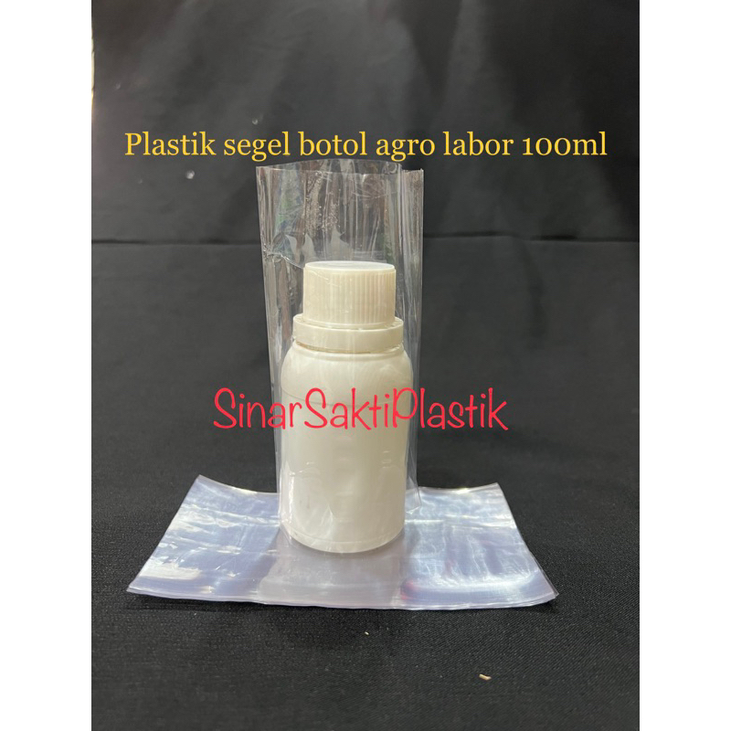 plastik segel botol AGRO LABOR 100ml / 100cc