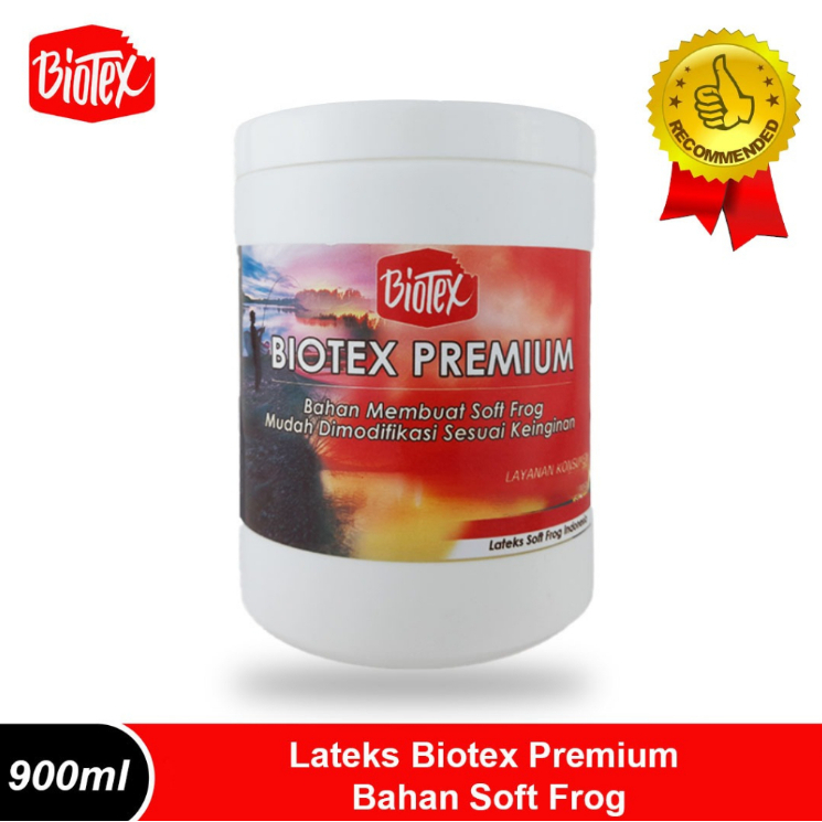 Biotex Premium Bahan Bikin Soft Frog Kemasan 900 ml