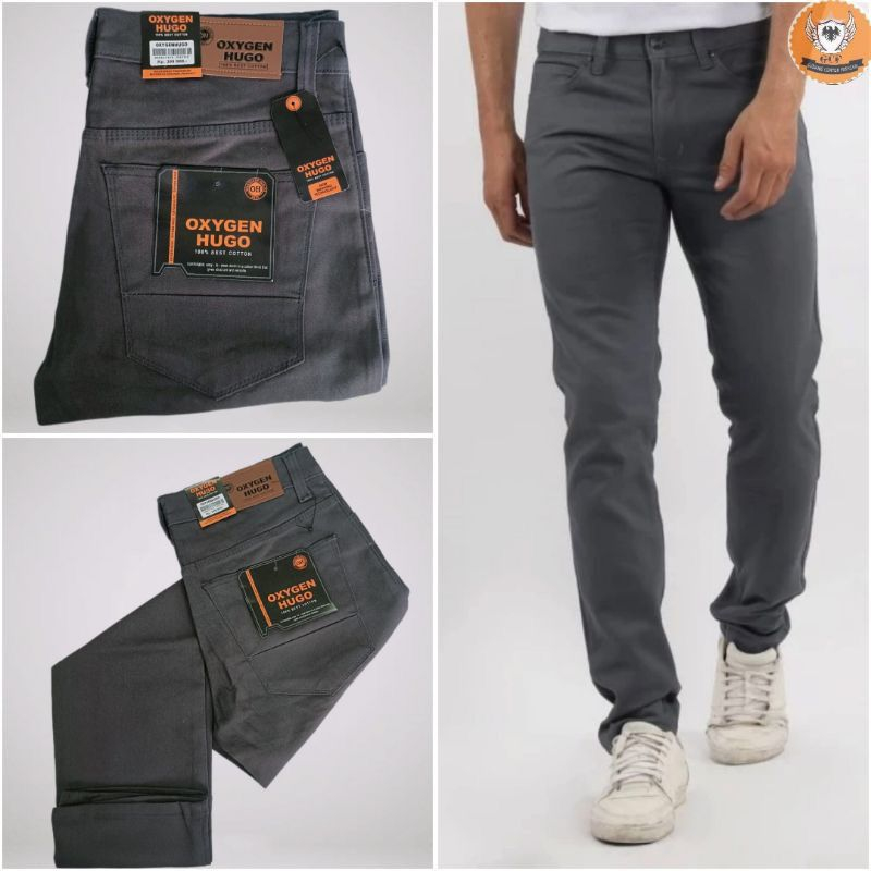 PROMO - CELANA PANJANG CHINOS SLIMFIT - PANJANG CHINO OXYGEN TERBARU PRIA - OXIGEN CINO MURAH PRIA