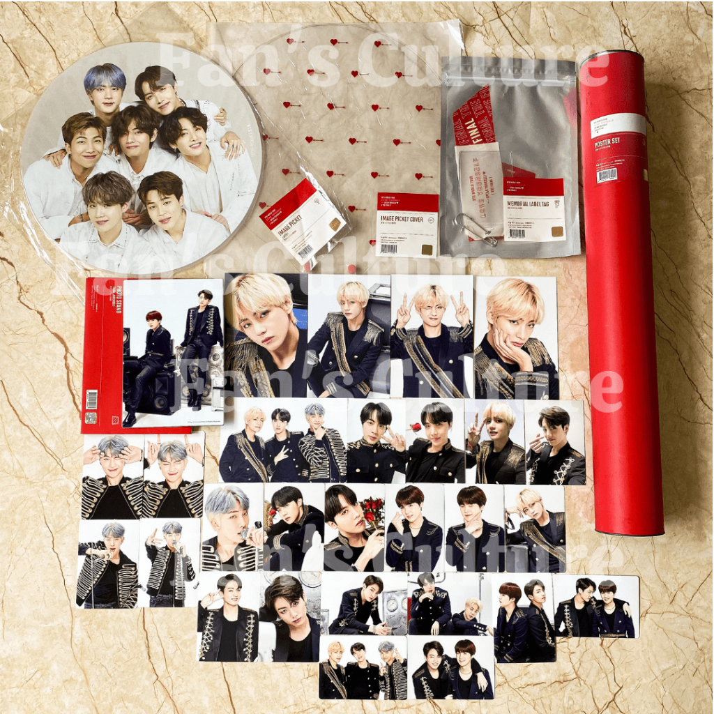 [READY STOCK] BTS: Love Yourself (Speak Yourself) Japan Merch - Memorial Label Tag/Photo Set SYS/Pho