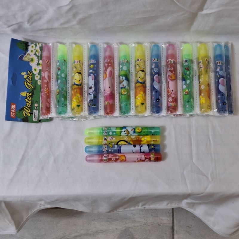

1 Lusin Lem Kertas Cair Renteng STARK Water Glue Isi 12 Pcs/Lem Kertas/Lem Cair