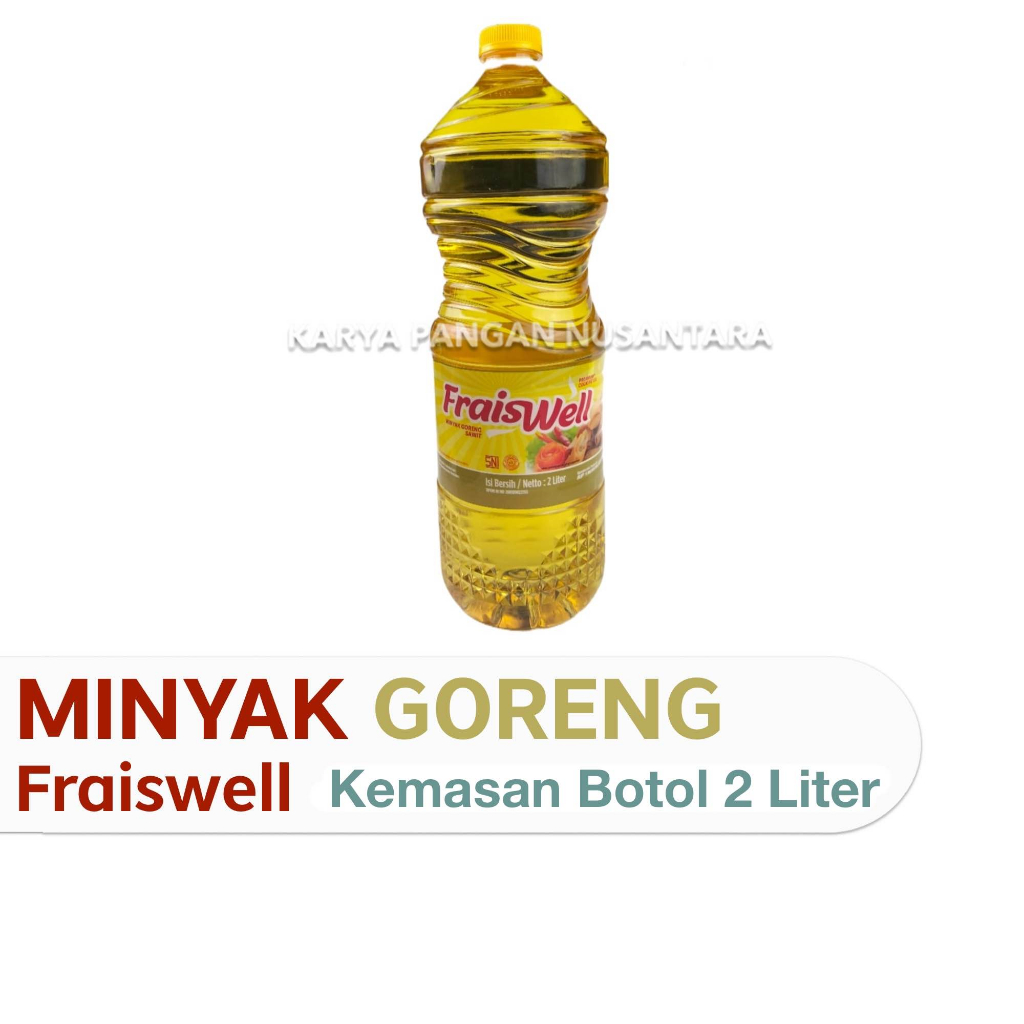 

MINYAK GORENG FRAISWELL 2LTR MINYAK GORENG FRAIS WELL KEMASAN BOTOL 2L