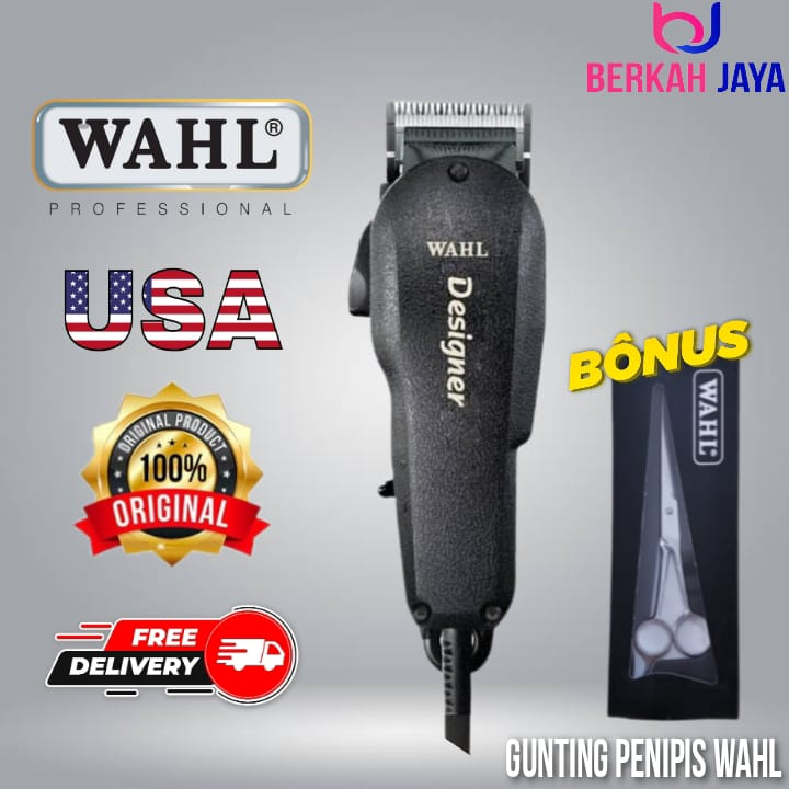 Alat cukur rambut / Wahl Clipper Designer Corded -Mesin Potong Rambut