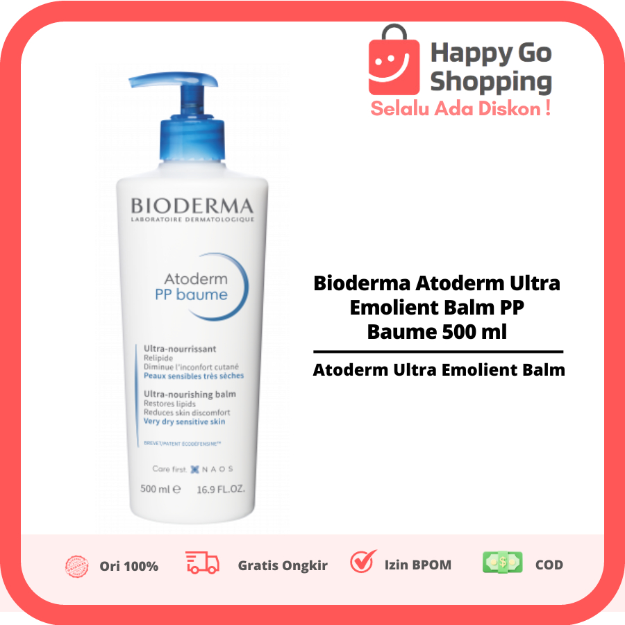 Bioderma Atoderm Ultra Emolient Balm PP Baume 500 ml