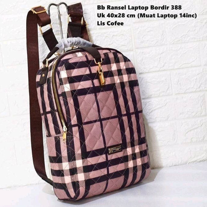 Tas Burberry Ransel Laptop 388 Muat 14inch Multifungsi Import Fashionity Bisa Cod