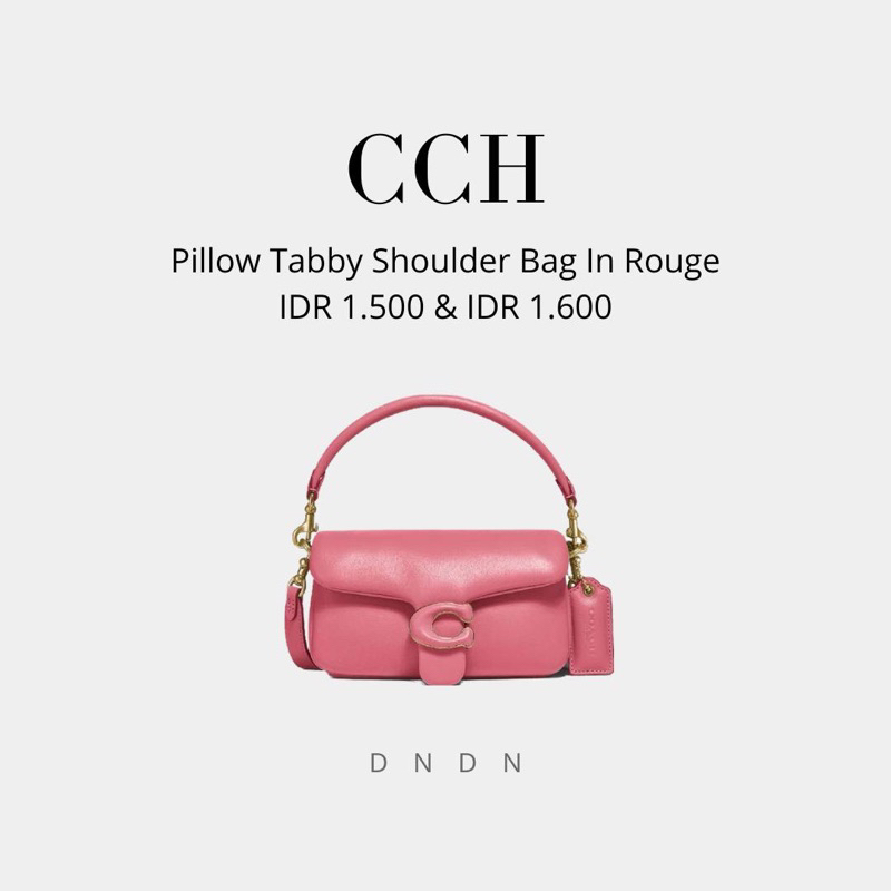 Pillow Tabby Shoulder Bag In Rouge