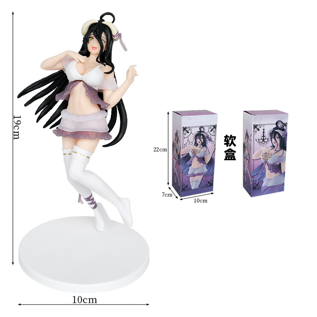 Albedo Overlord Wedding Dress Action Figure