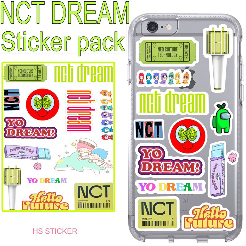 

STIKER NCT DREAM ( Sudah cutting ) Anti Air / Sticker kpop NCT Dream