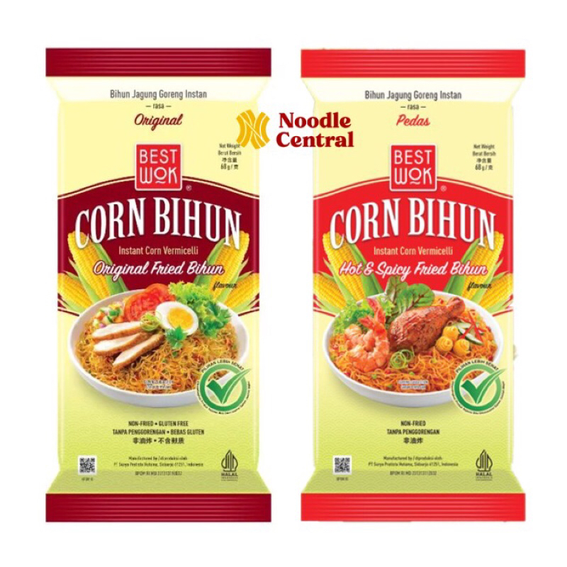

Bestwok Corn Bihun Instant Original PCK 68 GR