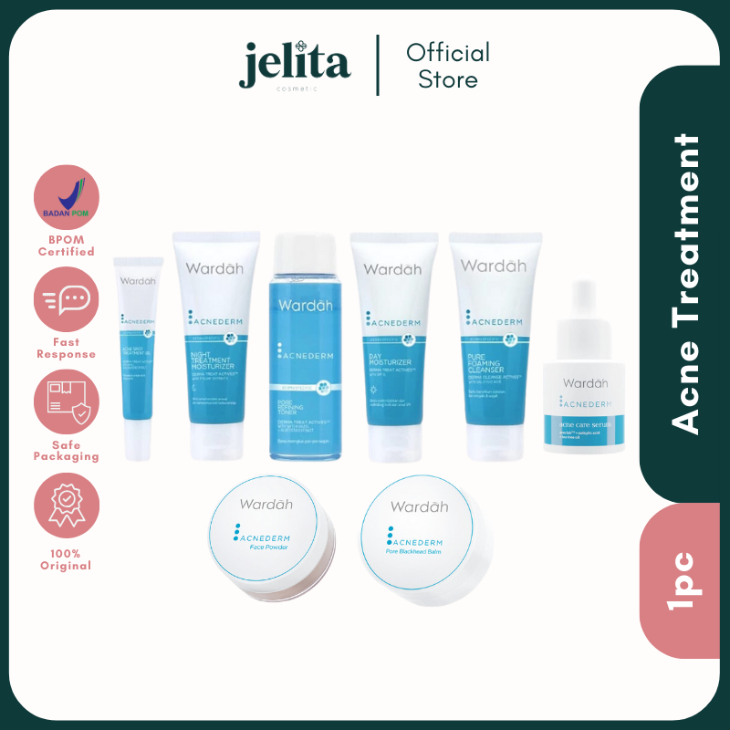 Jelita Cosmetics - Wardah Acnederm Series