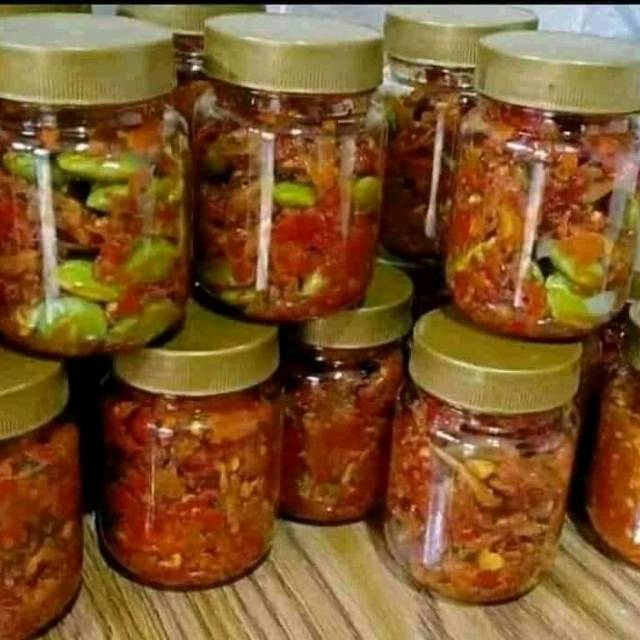 SAMBEL PETE / SAMBAL PETAI  200 GRAM KEMASAN BOTOL , SAMBALL PEDAS DENGAN BUMBU PILIHAN