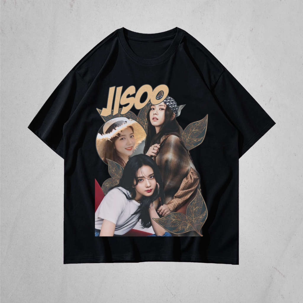 KAOS OVERSIZE BLACKPINK - HITAM