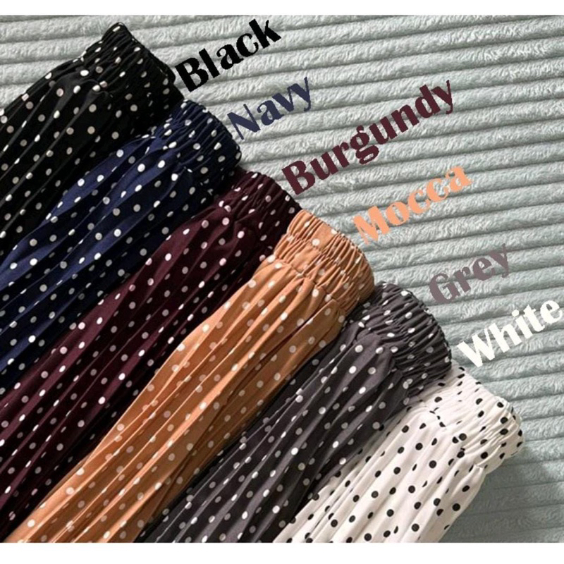 Paket 26 Usaha Pakaian// Paket Rok Polkadot 7Pcs