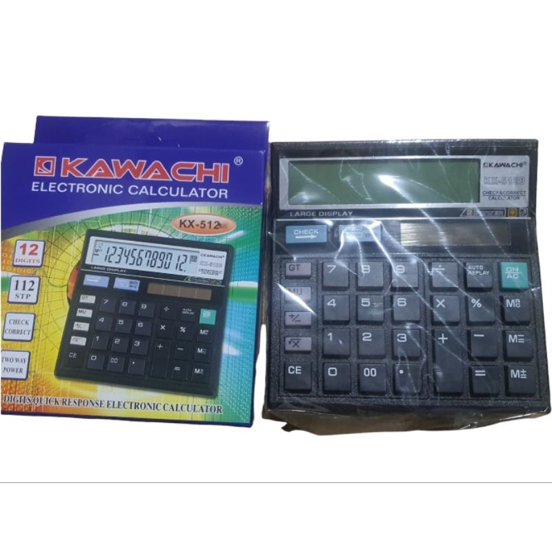 

KALKULATOR 12 DIGIT KECIL DAGANG KX 512 KAWACHI