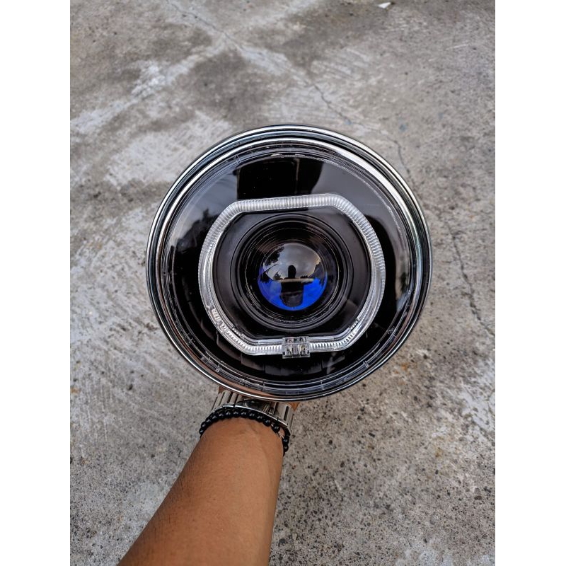 LAMPU NINJA SS SET BILED AES TURBO SE RGB DAN RELAY  lampu depan ninja set biled aes turbo headlamp 